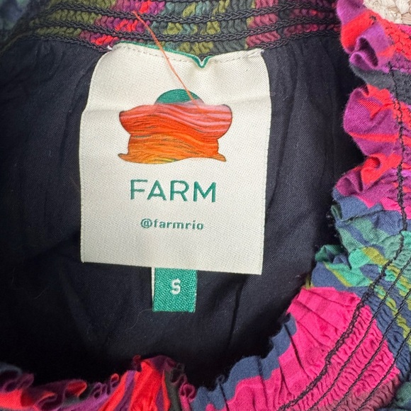 FARM RIO Midnight Leaves Mini Dress Size Small. - Picture 12 of 14